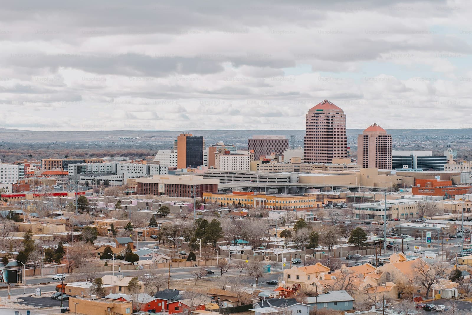 North Dakota cityscape and street view