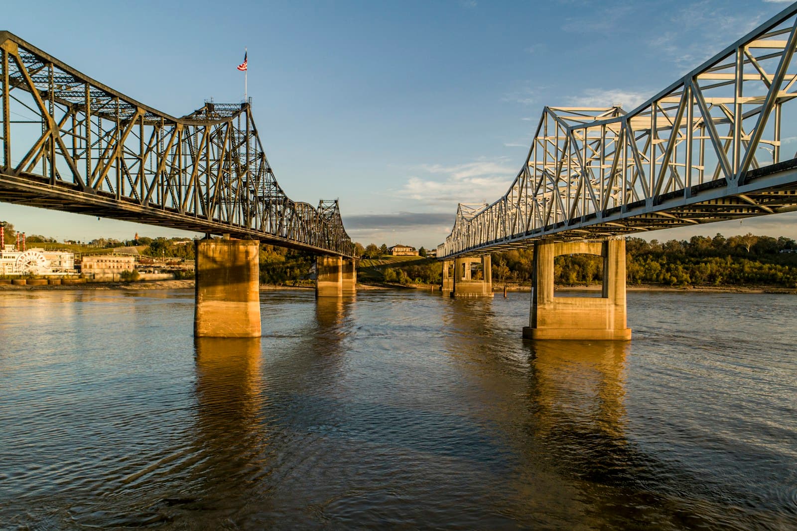 Mississippi cityscape and street view