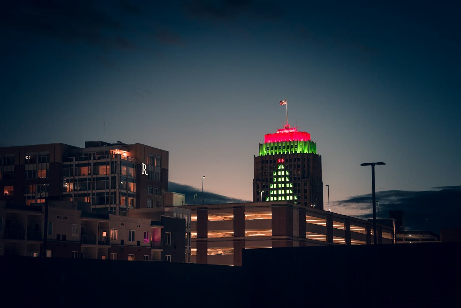 Allentown, Pennsylvania cityscape and street view
