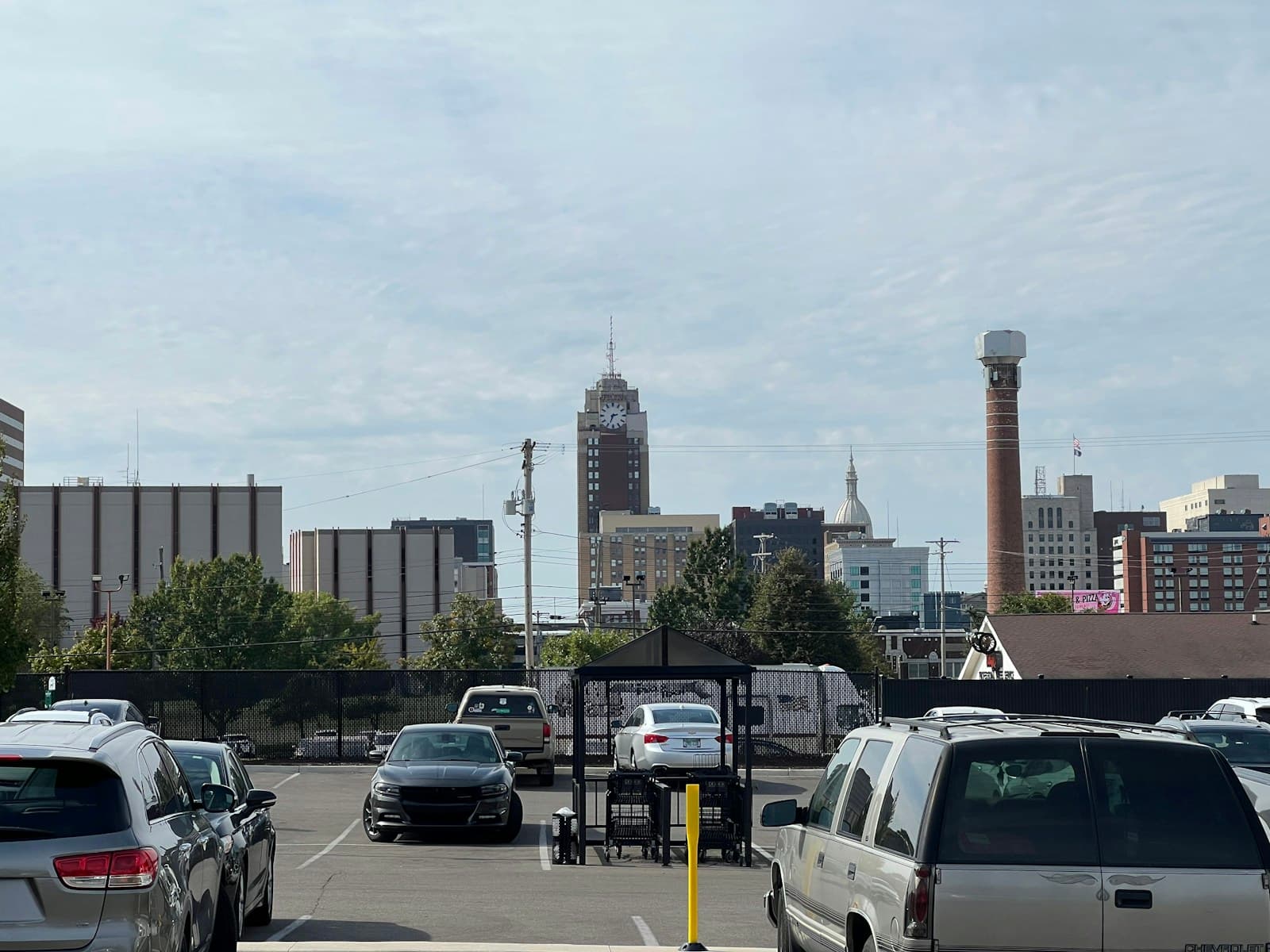 Lansing, Michigan cityscape and street view